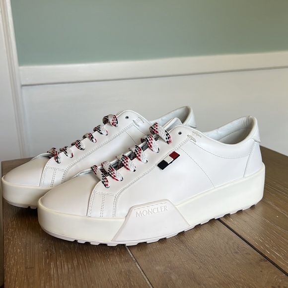 New Rare Moncler white Promyx sneakers 40 made in Italy.  Sold out everywhere. - Picture 9 of 14